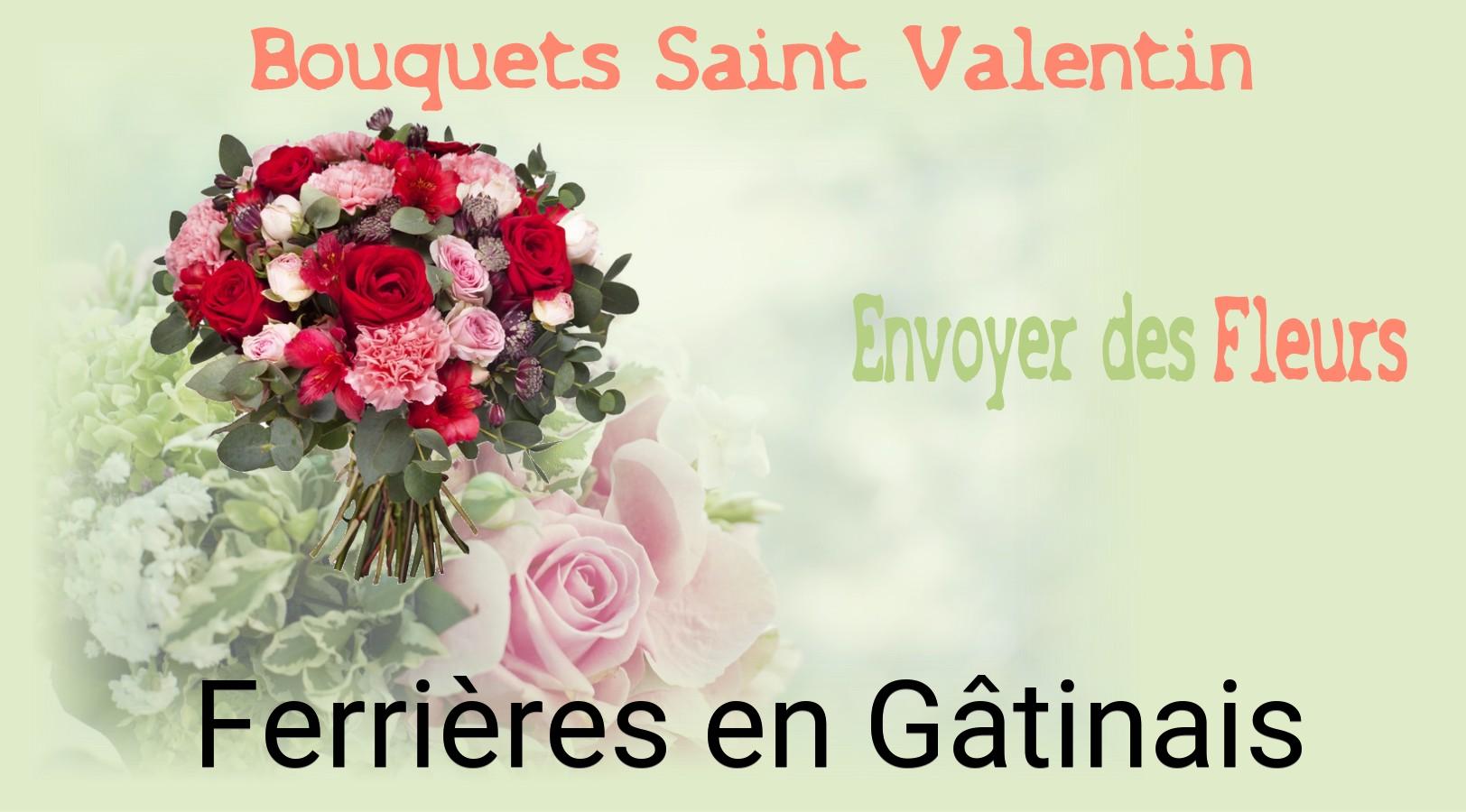 Roses de Saint-Valentin livrées à Ferrières-en-Gâtinais